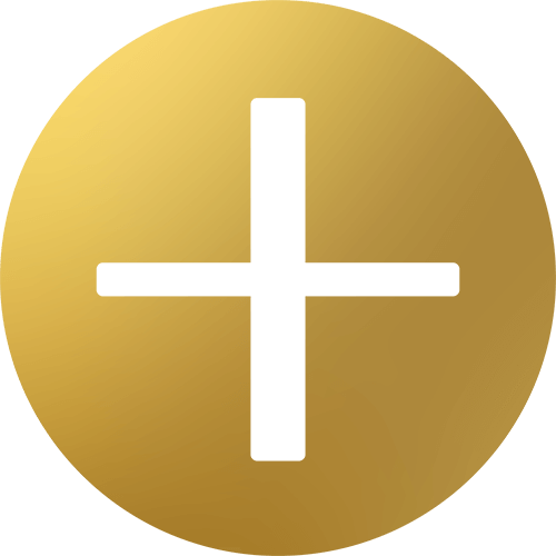 Gold plus icon